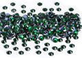 NCB 2880pcs Hotfix Flatback Rhinestones - Round Crystals Gems for Clothes Shoes Bag DIY Decoration (Emerald, SS8 2.4mm)