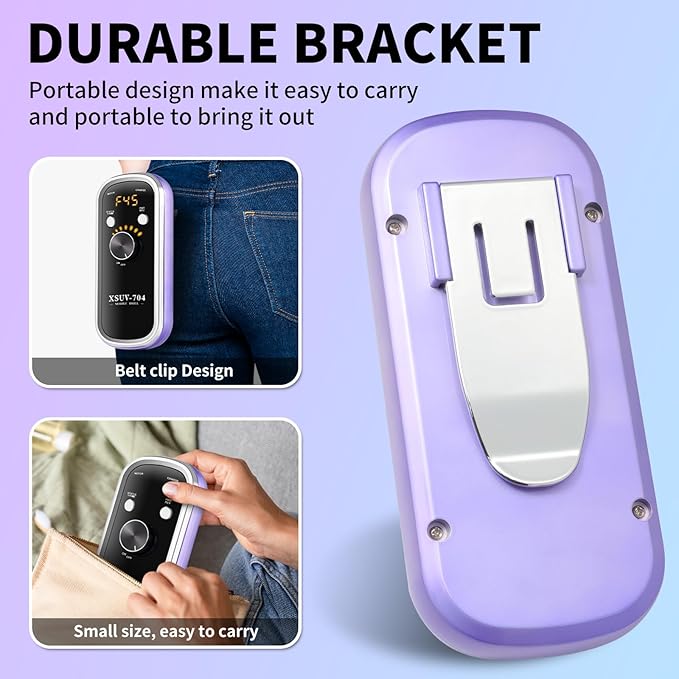 Professional Electric Nail Drill Kit 45000RPM with Bits and Base Purple Portable Rechargeable Cordless Nail E- File Machine for Acrylic Gel Powder Nails and Manicure Pedicure Toenail Tool Set