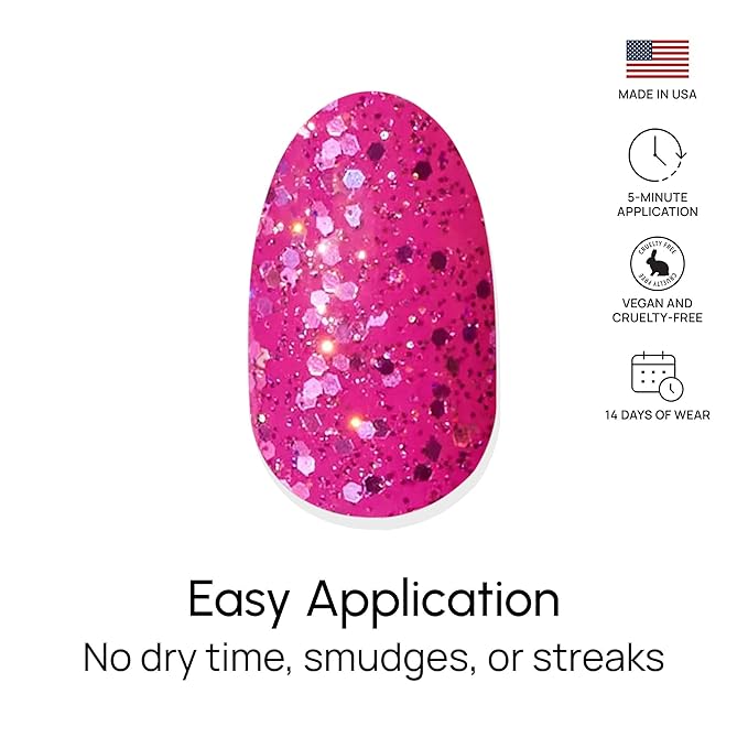 Color Street Hibiscus Heat Nail Strips