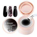 Cushion Gradient Painting Gel, Ombre Nails Aura Nails Full Coverage Precise Control of Each Dip Matte Effect Non-Wipe Long Lasting French Manicure Soak Off UV LED DIY Nail Art (07)