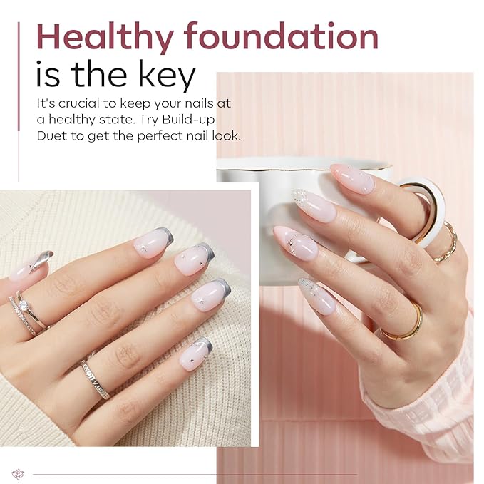 modelones Builder Nail Gel with Gel Top Coat, 8-In-One Cover Nude Builder Acid Free Top Coat for Nail Thickening Apex Building Rubber Color Base Polish Shine Finish, LED Lamp Cured 10ml Home DIY Salon