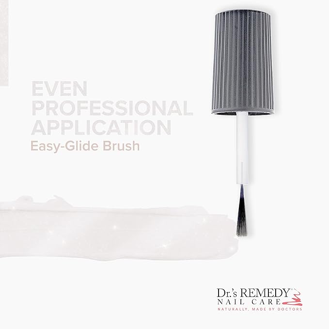 Dr’s Remedy Enriched Nail Polish: Non Toxic, All Natural, and Organic - Doctor Formulated: Strengthens, Restores, Heals, and Protects '24-Free' - WISTFUL White
