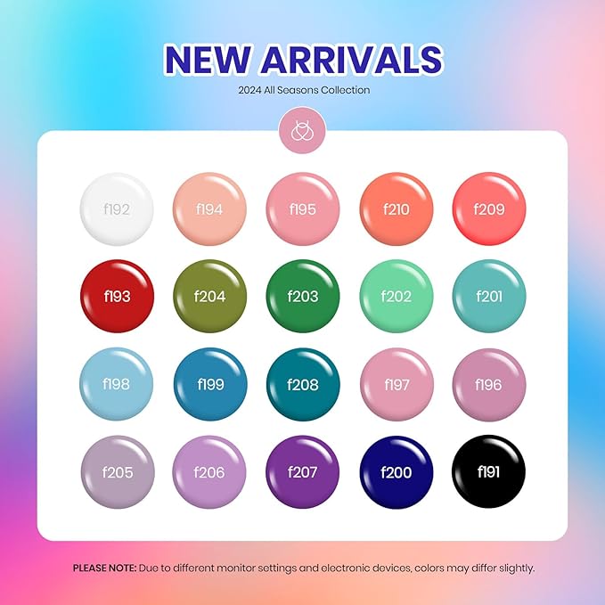 Beetles Gel Nail Polish Set - 23pcs Gel Polish Set Spring Colors, 20 Colors Pink Green Blue Uv Gel Polish with Base Top Coat, All Season Manicure Tools for Beginners Nail Art Home