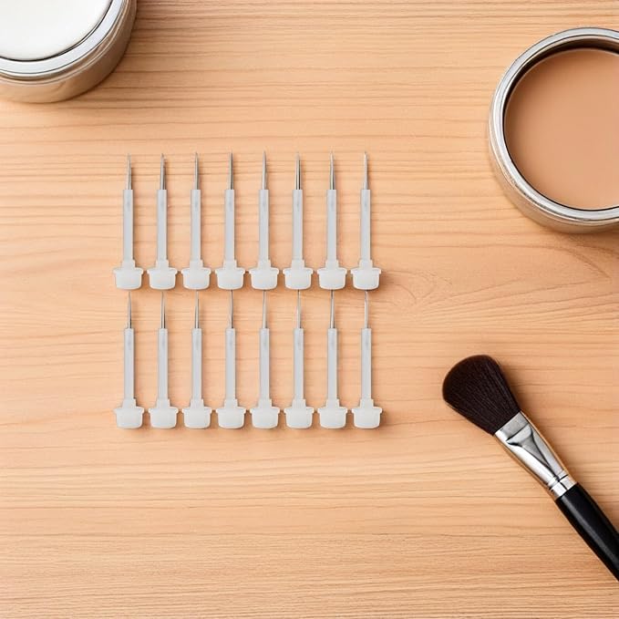 Beaupretty Replacement Nail Polish Brush Set 20 Pcs Liquid Applicators for Precise Nail Art and Dip Powder Application Hand and Foot Care