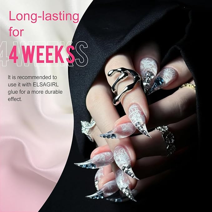 280 Pcs Cat Claw Short Curved Stiletto Nail Dual Forms for Poly Gel Extension of 14 sizes 3D Eagle Hawk Curve Sculptural Acrylic Nails, Reusable Full Cover Molds Nail Art Design