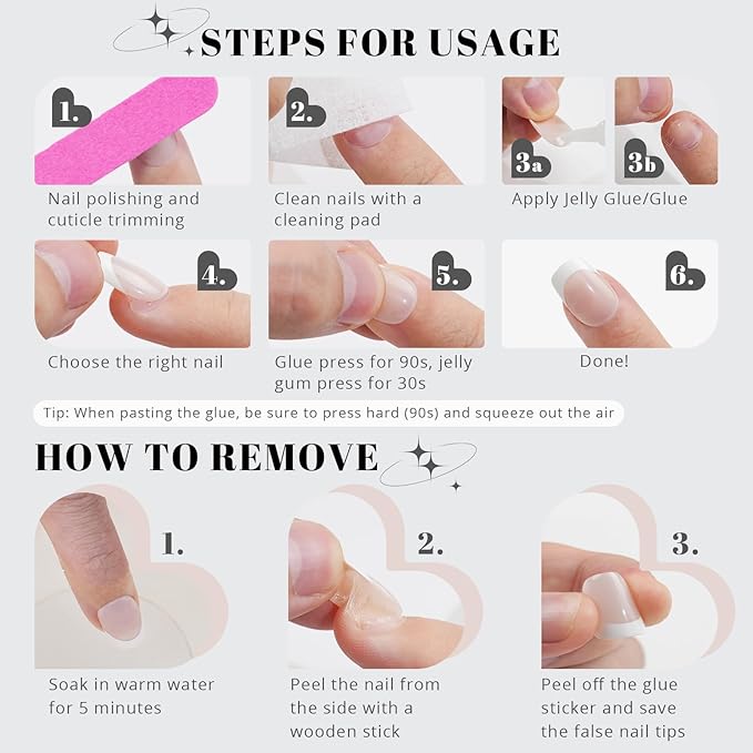 Grey Press on Nails Short Almond, Jofay Fashion Cat Eye Soft Gel Fake Nails, Reusable & Natural Acrylic False Nails, Glue on Nails Kit for Women Girls Gift 32 Pcs