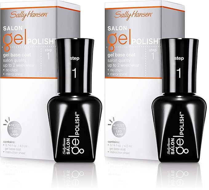 Sally Hansen Salon Pro Gel, Pro-Gel Base Coat, 0.14 Fluid Ounce (Pack of 2)