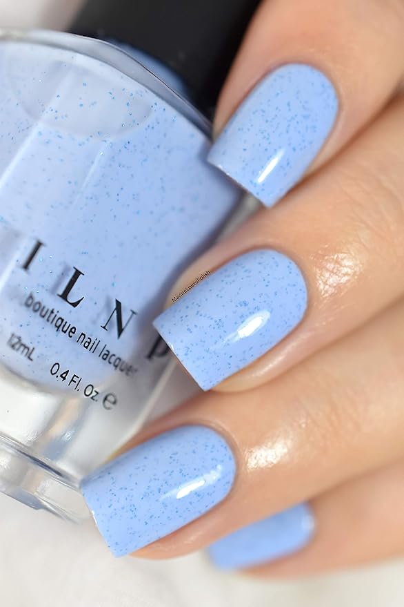 ILNP Bluebird - Perano Blue Speckled Nail Polish