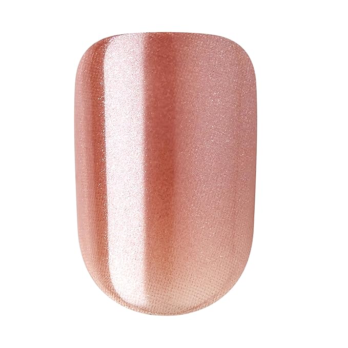 KISS imPRESS No Glue Mani Press On Nails, ColorFX, 'Last Call', Pink, Short Size, Squoval Shape, Includes 30 Nails, Prep Pad, Instructions Sheet, 1 Manicure Stick, 1 Mini File