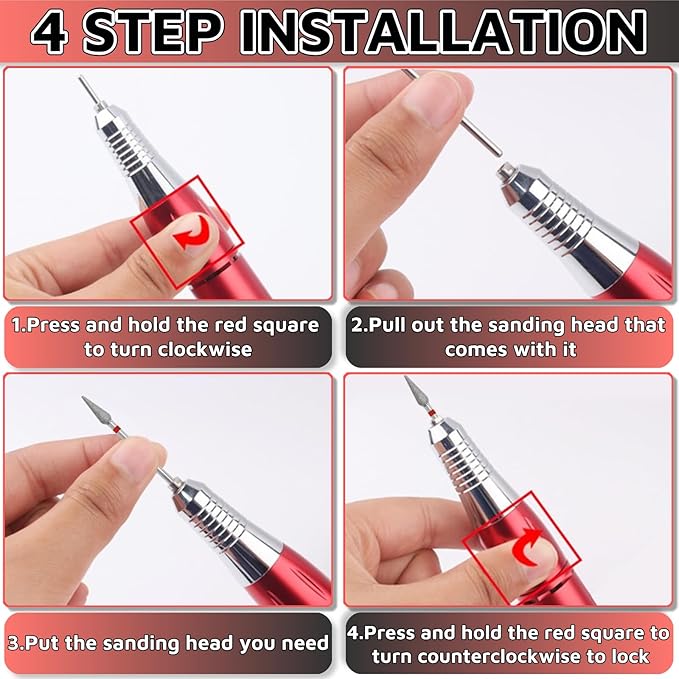 Russian Manicure Drill Bits 30PCS，Electric Nail Drill Bits Nail Drill Bit Set，Cuticle Bit for Nail Drill，Cuticle Drill Bits for Nails Universal for 3/32'' Electric Nail File Machine Pedicure Tool