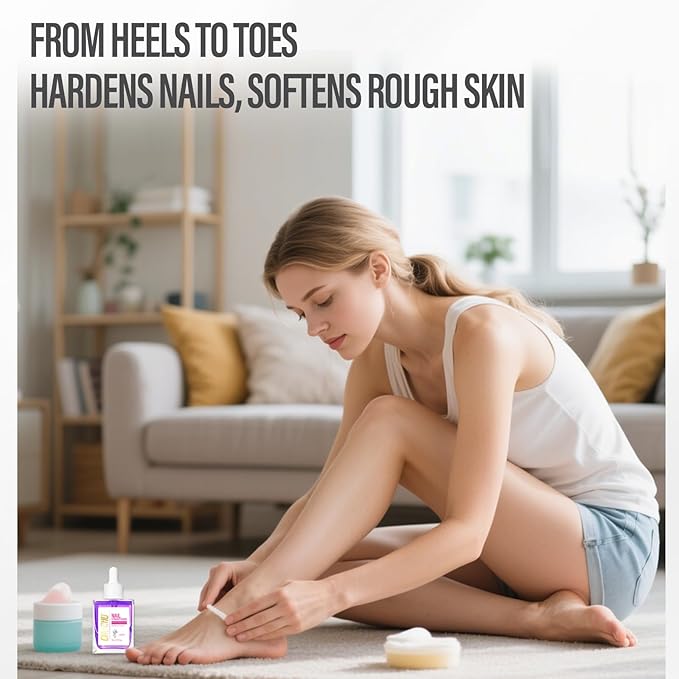 CHUCHU Nail Cuticle Oil Strengthener - Lavender Nail Repair Growth Moisturizing Treatment - Natural Jojoba Vitamin B & E for Dry Cracked Nails