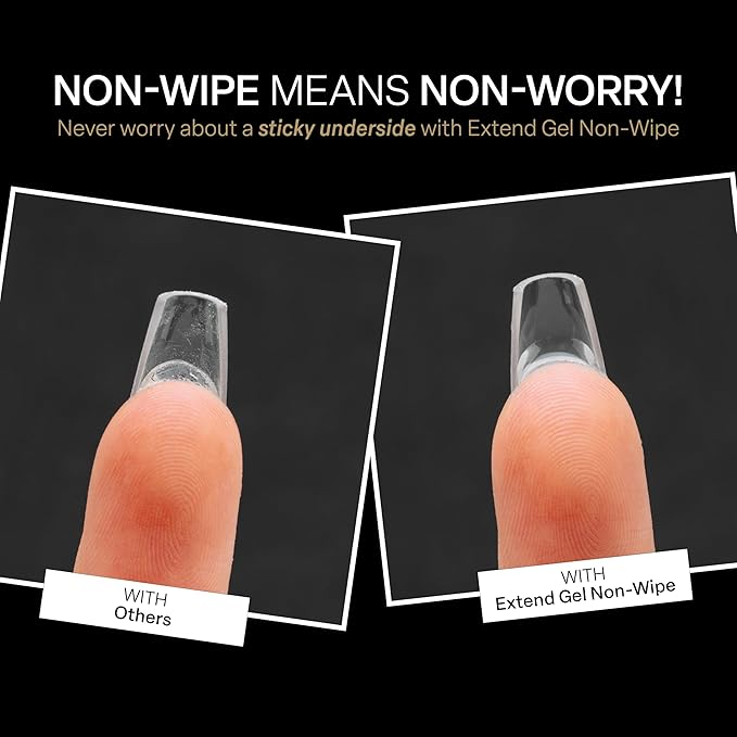 APRÉS Nail Non-Wipe Extend Gel, Soak Off HEMA-Free Gel-X Tips Adhesive 15ml / 0.5oz