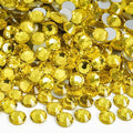 Blinginbox 1440Pieces SS10/2.7-2.9mm Flat Back Crystal Rhinestones Round Gems for Nail Art,Citrine