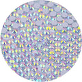 4500 Pcs SS6 2mm Flatback Rhinestones for Nails Art Crafts Glitter Round Gems AB Crystals DIY Clothes Shoes （White AB）
