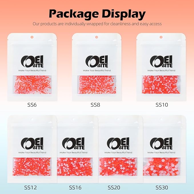 Neon Hyacinth Flatback Rhinestones, Glass Rhinestones for Nail Art and Craft, Glue Fix, Loose Crystal Gemstones(Neon Hyacinth, SS10, 1440pcs, 2.7-2.8mm)