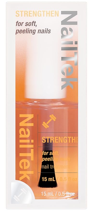 Nail Tek Formula 2 Nail Strengthener Polish – Protein-Enriched Repair Treatment for Soft, Peeling & Weak Nails, Restore Nails Strength, 0.5 fl oz