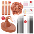 Saviland Nail Practice Finger for Acrylic Nails: Adjustable Nail Practice Hand Fake Mannequin Training Finger Replaceable Nail Tips Nail Art Brush Tools Kit Beginner Home DIY