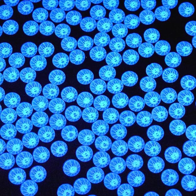 Blinginbox Flatback Rhinestones Round Gems, 1440pcs Luminous Series Glass Stones Neon Gems Non Hotfix Crystal Rhinestones for Nail Charms Crafts Clothes Tumblers,Mac. Peacock Luminous,SS16.