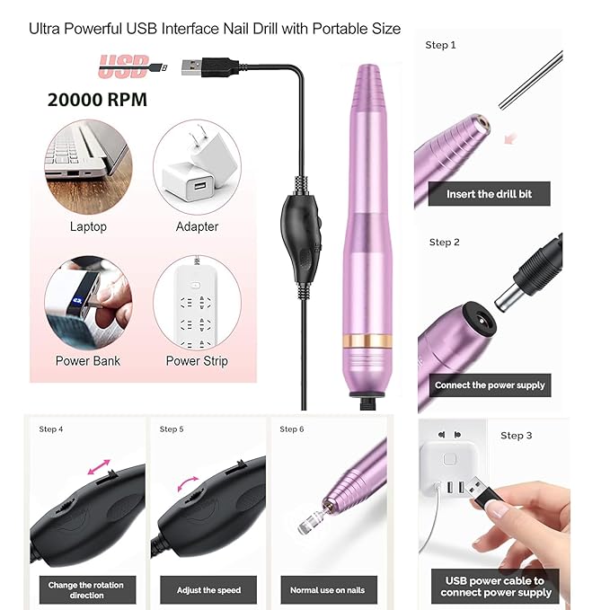 Gel Nail Polish Kit with 48W UV Lamp, 22pcs nail polish with Base Coat and Top coat, 6 Colors Extension Poly Nail Gel set，Nail Drill & More,Professional Manicure Tool for Home DIY Salon