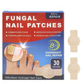 30 Pcs Extra Strength Nail Repair Patches - Overnight Renewal for Damaged, Discolored & Thickened Toenails & Fingernails for Men and Women