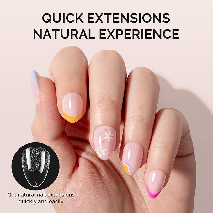 MelodySusie Extra Short Almond X Nail Tips - 600Pcs 15 Sizes Clear Acrylic,Half Matte Full Cover Press on Nails for DIY Extension & Salon Use, Pre-Shaped for Long-Lasting Manicure, Fall Winter Nails