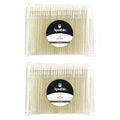 200 Pieces Disposable Lip Applicators – Lint-Free Versatile Doe Foot Makeup Wands for Lip Gloss, Lipstick, Lash Extensions, Beauty Starter Kits Essential (200 Brushes, Gold Crystal)