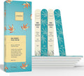 Onsen Secret Japanese Nail File - Professional 10-Pack Nail Files, Double Sided Natural & Acrylic Filers - 120/180 Grit - Disposable, Salon Smooth | Best Onsen File for Shiny Nails