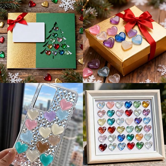 100PCS Nail Polish Swatch Dots, Heart Shape Color Swatch Sample Dots for Gel Polish Display, False Nail Display Tips Color Chart Cards for Manicure Practice Salon Showing Shelf DIY Design