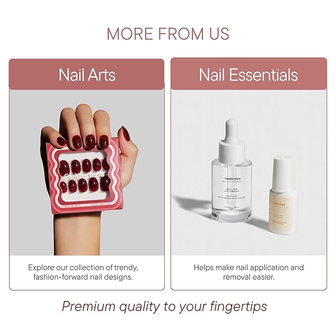 Press On Nails - Salon U-ltimate™ | Sheer Milk, Short Coffin Nails, Reusable | 16 sizes - 32 Nails Kit with Glue and Sticky Tabs