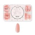 Apres Neutrals Gel-X Margot Box Of Press On Nails, 11 Sizes 00-9, Soft Gel Nail Tip Box (150pcs) (Natural Round Medium, 150)