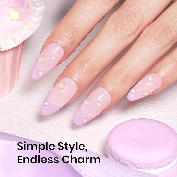 beetles Pink Gel Polish - 1pc 15ml Pastel Pink Lavender Violet Mauve Color Spring Milky Taro Soak Off Uv LED Nail Lamp Polish Nail Art Manicure Salon DIY Home Solid Color Gel