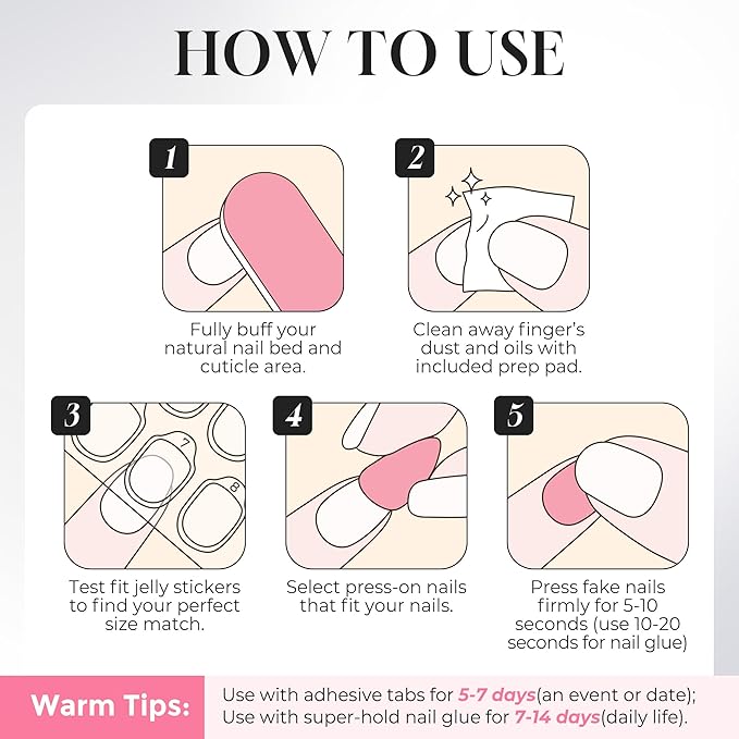 UNA GELLA Soft Gel Press on Nails - 32 Pcs 16 Sizes Glossy Milky White Short Square Fake Nails with Glue & Adhesive Tabs, Reusable Full Cover False Nails Kit, Salon Quality DIY Manicure Set