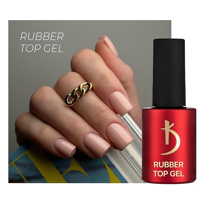 Kodi Professional Set 2in1 Rubber Base 12ml. + Rubber Top 15ml. Gel Led Nail Polish Coat Soak Off Original