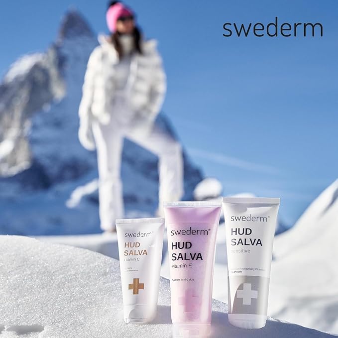 swederm Hudsalva Hand Cream 3.37 Oz - Healing Ointment with Vitamin E - Hands and Foot Cream for Women - Full Body Moisturizer for Dry Skin - Quickly Absorbing - Made in Sweden - Pink