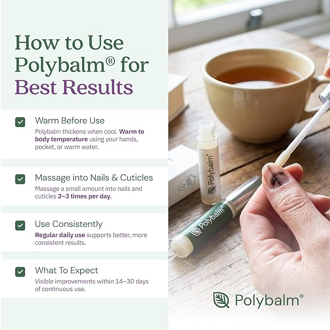 CLINICALLY PROVEN for Weak, Brittle, Damaged Nails | 100% Natural Nail Repair Balm | Doctor Developed to Strengthen Nails Damaged by Gel or Nail Salon Manicures, Menopause & Aging | Made in the UK
