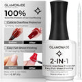 Polish Liquid Latex for Nails: 100% Solves Gel Overflow to Save Cleaning Time - Latex Nail Polish Barrier Peel off Protectors for Easy Practice Many Times, Perfect for Beginners