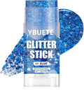 Blue Face and Body Glitter Stick for Sparkling Makeup, Hair Glitter Accessories for Women, Highlighting Stick for Fairy Dust Makeup, Cheerful Face Glitter for Festive Parties and Carnivals