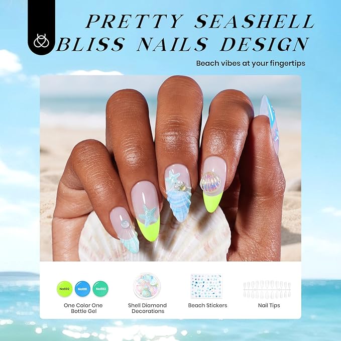 Beetles Gel Nail Polish Set with Mini LED Nail Lamp Purple Red Green Yellow Gel Polish with Base Top Coat Nail Art Brushes Salon DIY Gift Basket for Women