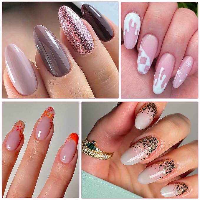 240pc Oval Gel Nail Tips Medium Fake Nails Clear Press ons Nail, Medium Oval Nails Tips Acrylic Nails Extension Soft Gel Nails Tip Full Cover Round Almond False Nail Clear Artficial Fingernails