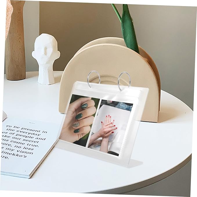 Sticker Display Stand Nail Stickers Display Books Nail Art Decal Storage Book s Collecting Holder Organizer Collecting Album Art Decal Album