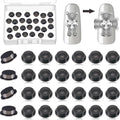 Leelosp 30 Pieces Spinning Nail Charms Nail Art Rotating Charm Bearing Art Tool Rings Jewelry Rotating Tools 3D for Women Girls Crafting Jewelry Accessories
