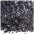 The Crafts Outlet 5,000pc Flatback Acrylic Rhinestones Round 2mm Tiny for Nails - Jet Black