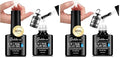 Gelike EC UV Nail Glue Gel: 32ML 6 in 1 Strong Glue Nail for Extension Home DIY Clear UV Cure Adhesive for Acrylic Nails & Press On Nails Tips 12 Toxic-Free (Pack of 2)