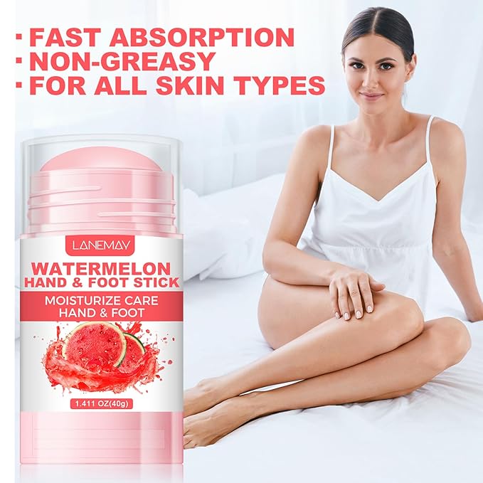 2Pcs Urea Cream 60% for Feet & Dry Cracked Skin, Cracked Heel Repair Stick Maximum Strength Moisturizing Foot & Hand Balm, Repair Creams for Dry Feet, Knee, Elbow and Hand