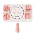 Apres Neutrals Gel-X Margot Box Of Nail Tips, 11 Sizes 00-9, Soft Gel Tip Box (150pcs) (Natural Coffin Medium, 150)