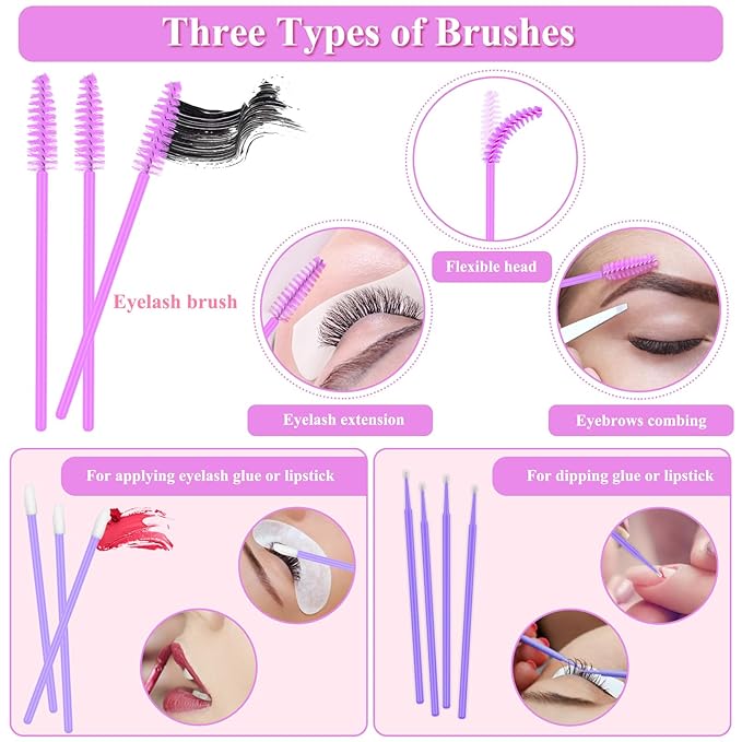442 PCS Lash Kit for Eyelash Extension, Professional Lash Extension Training Kit: Mannequin Head, Lash Cluster, Fan Dryer, Lash Glue, Eyelash Remover, Lash Extension Supply Tool for Beginner Practice