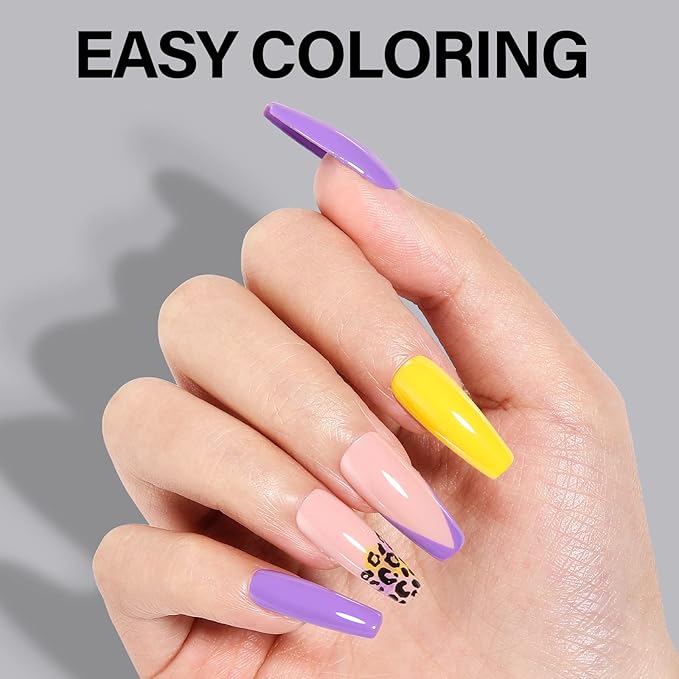 AILLSA Medium Coffin Nails Tips - Upgraded Matte Soft Full Cover Gel Nail Tips No Filed, 240Pcs Pre-shaped Gelly Tips Acrylic Clear Fake Press On Nail Tips for Soak Off Nail Extension 10 Sizes