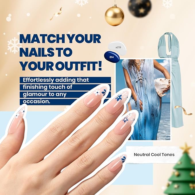 Beetles Spring Gel Polish Kit - Chic Outfits Collection 25 Colors Polish Set, Brown Purple Nude Red Black Color Gel Nails with 3Pcs Base Top Coat Soak off Uv Gel Manicure Kit Gift for Women