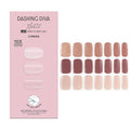 Dashing Diva Glaze Nail Strip 3-in-1 Kit - Best of Nudes - Long Lasting, Chip Resistant, Semi-Cured Gel Nail Strips - Contains 96 strips, 3 prep pads, 3 manicure sticks, 1 nail file