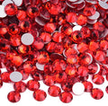 Blinginbox 1440Pieces SS6/1.9-2mm Flat Back Crystal Rhinestones Round Gems for Nail Art,Lt.siam
